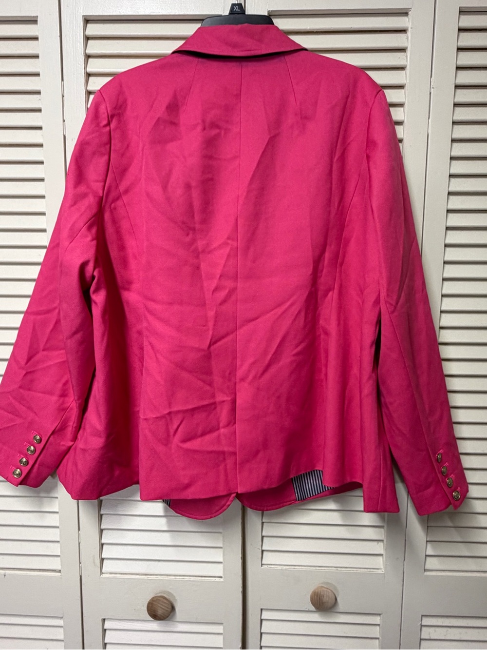NWOT Eloquii Pink Tailored Blazer callout - Picture 3 of 4